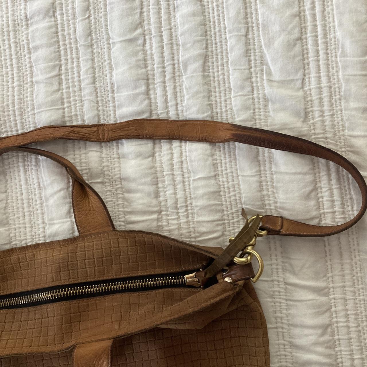 Clare V Sac Bretelle bag. Brown leather. A CV - Depop