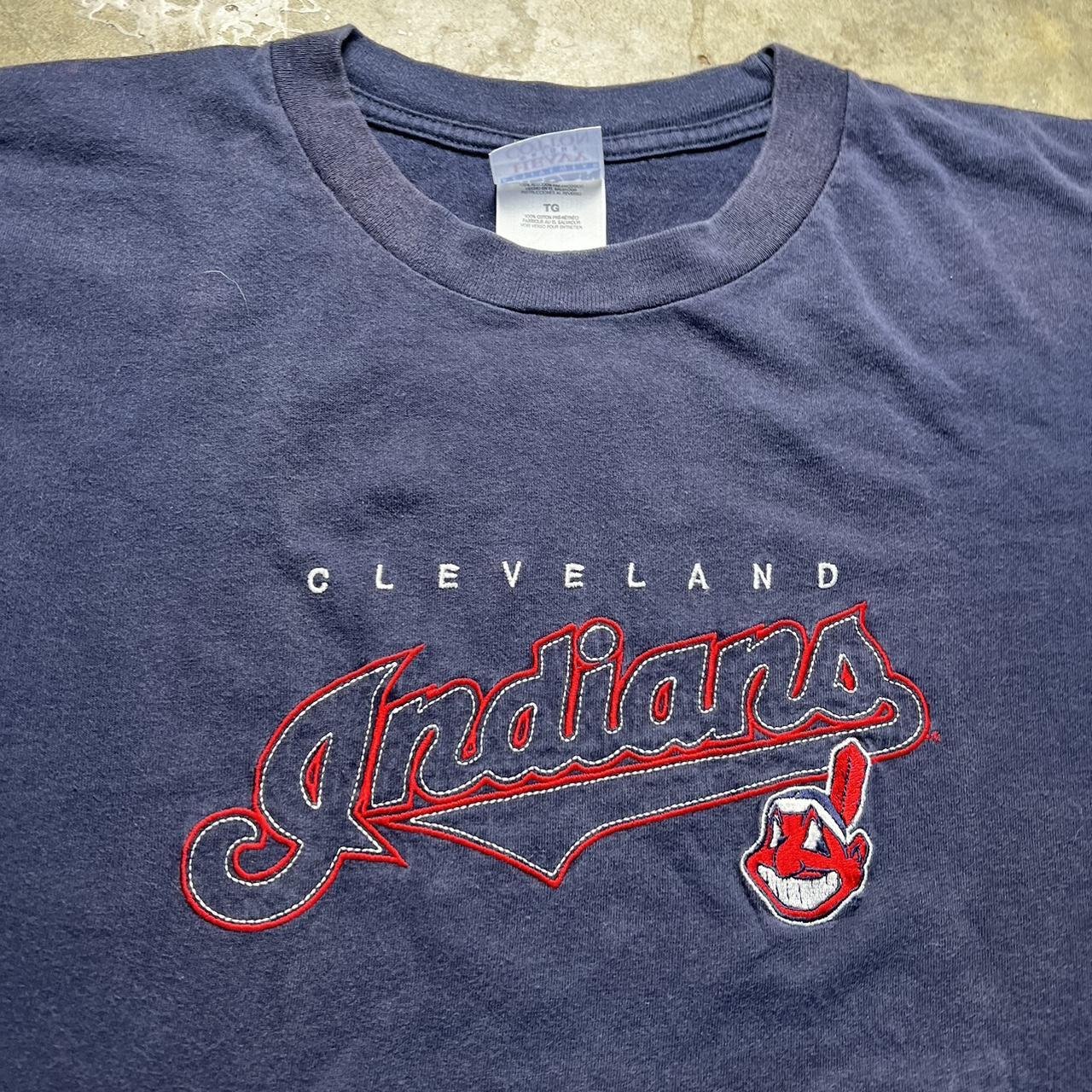 Cleveland Indians MLB Baseball T-Shirt Men's Size XL - Depop