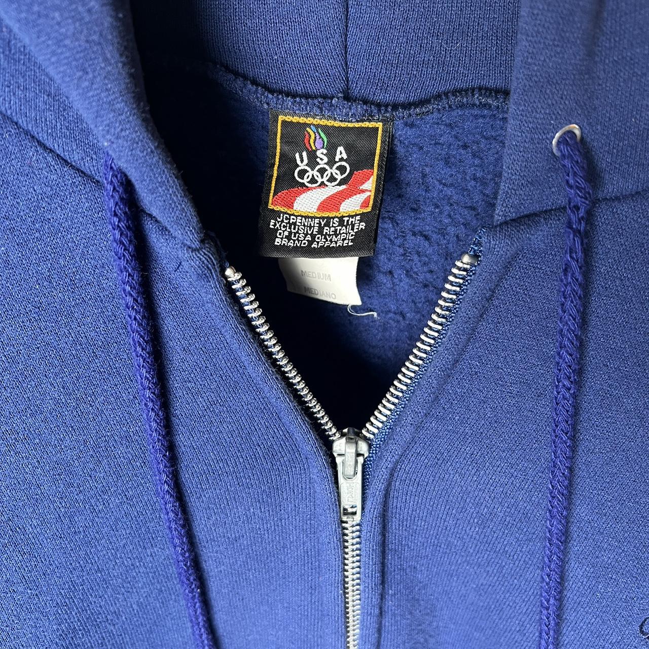 Vintage 90s Olympic USA JCPenney Zip Up Sweater... Depop