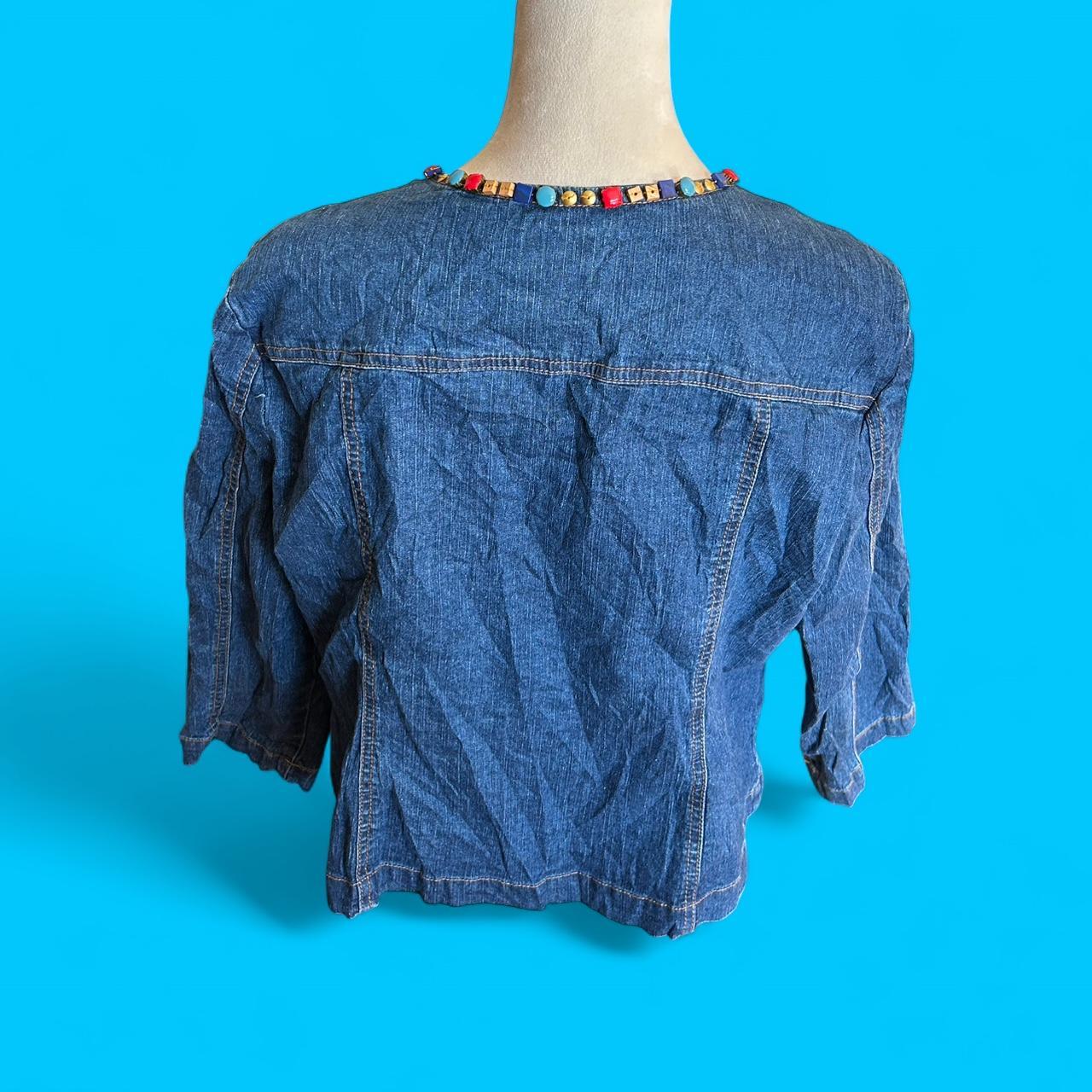 Ruby Rd. Women's Cotton Jacket - Blue/Navy - 12 –… - image 4