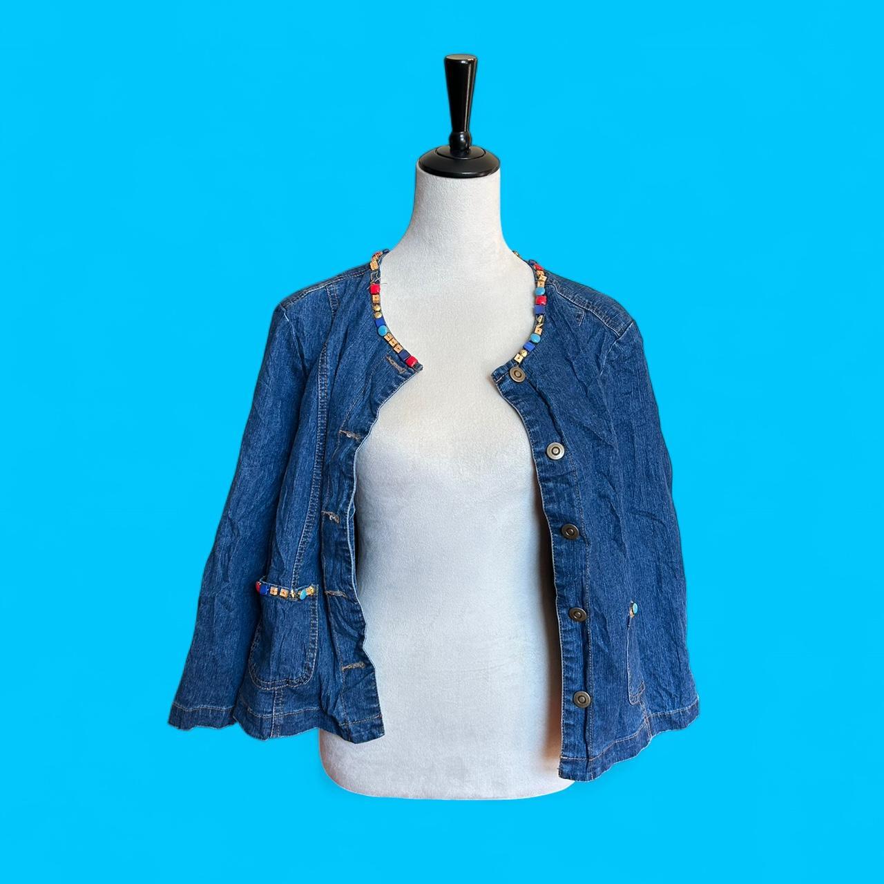 Ruby Rd. Women's Cotton Jacket - Blue/Navy - 12 –… - image 2