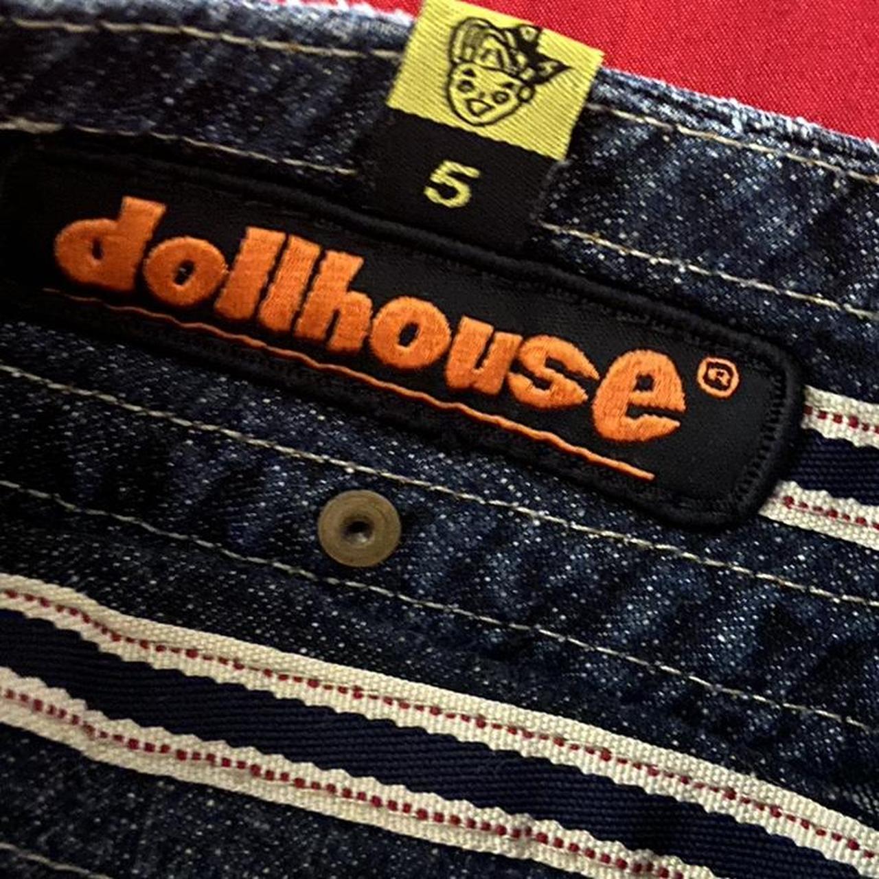 dollhouse denim skirt ☆ soo cute! fits s/m no... Depop