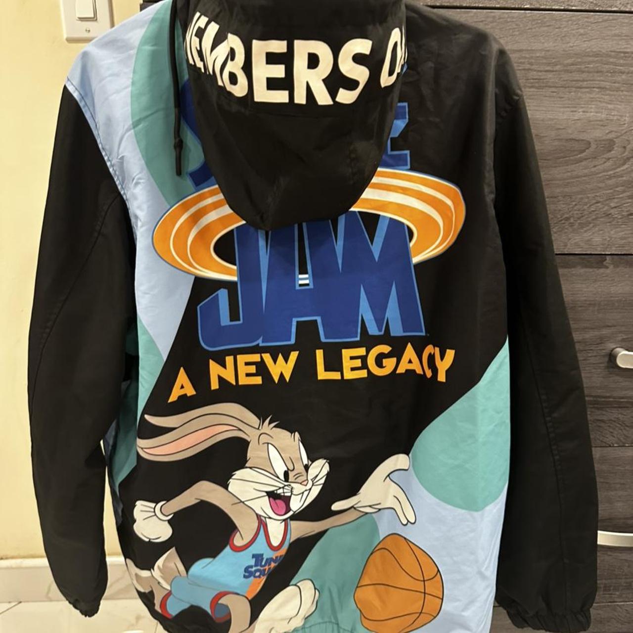 Members Only Looney Space Jam a New Legacy zip up... - Depop