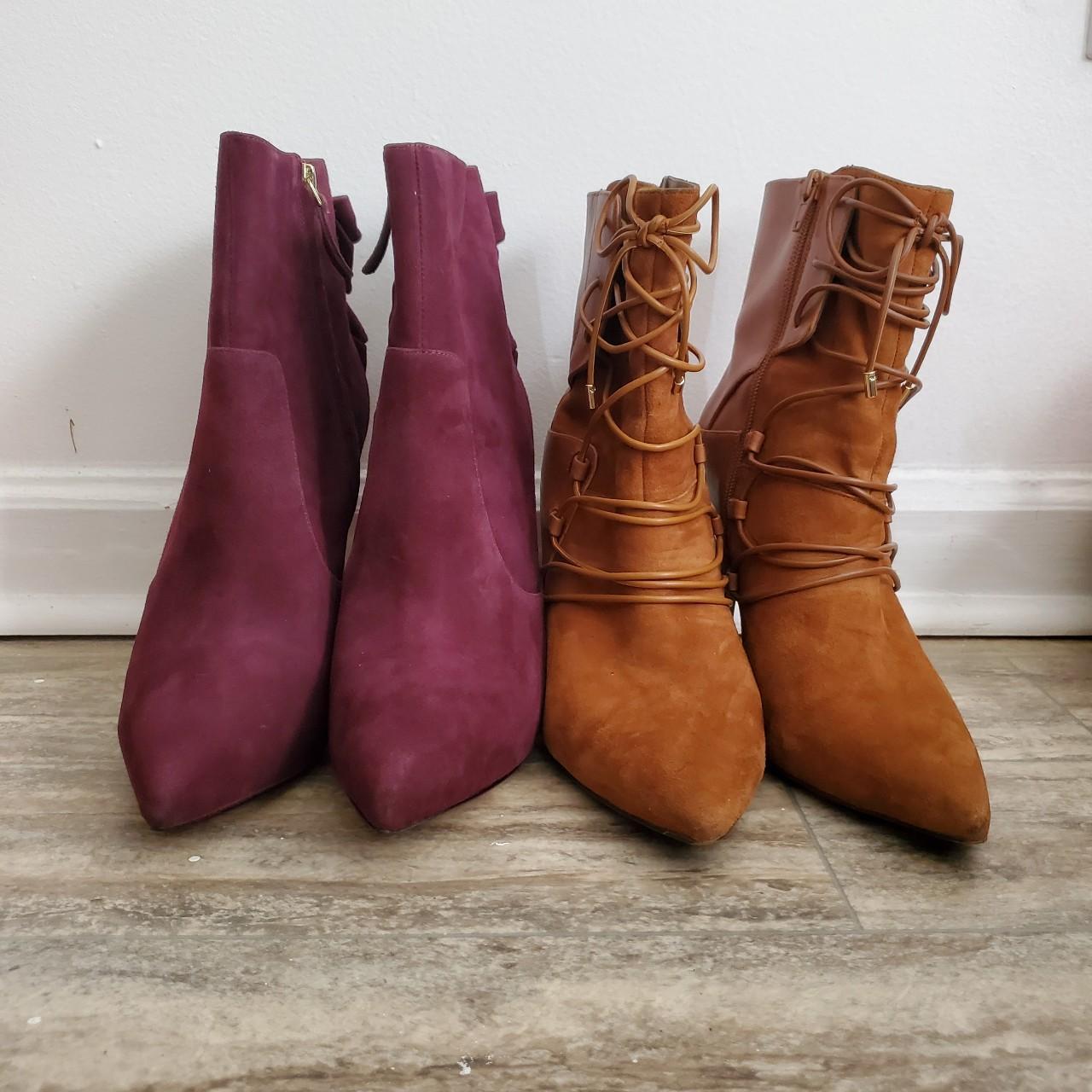 Pointy Toe Nine West Burgundy Boots Buy Nine West DORISSA Pointed