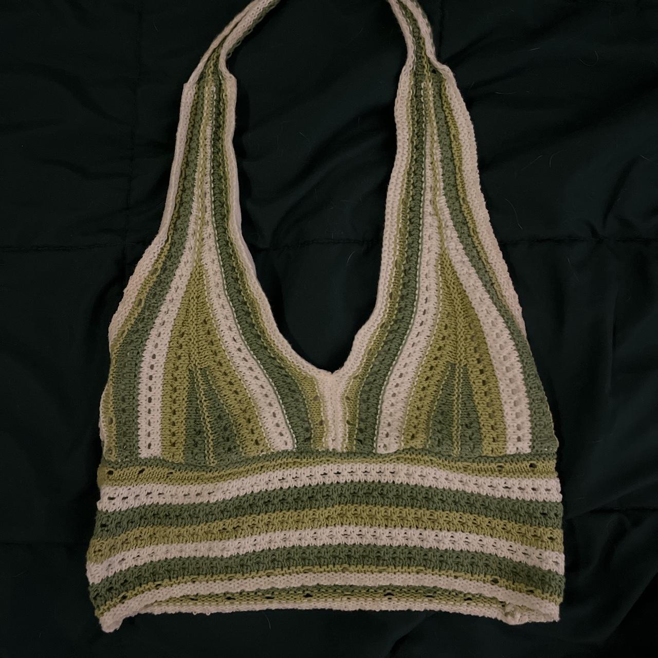 Extra Small Hollister crocheted top Also fits like a... Depop