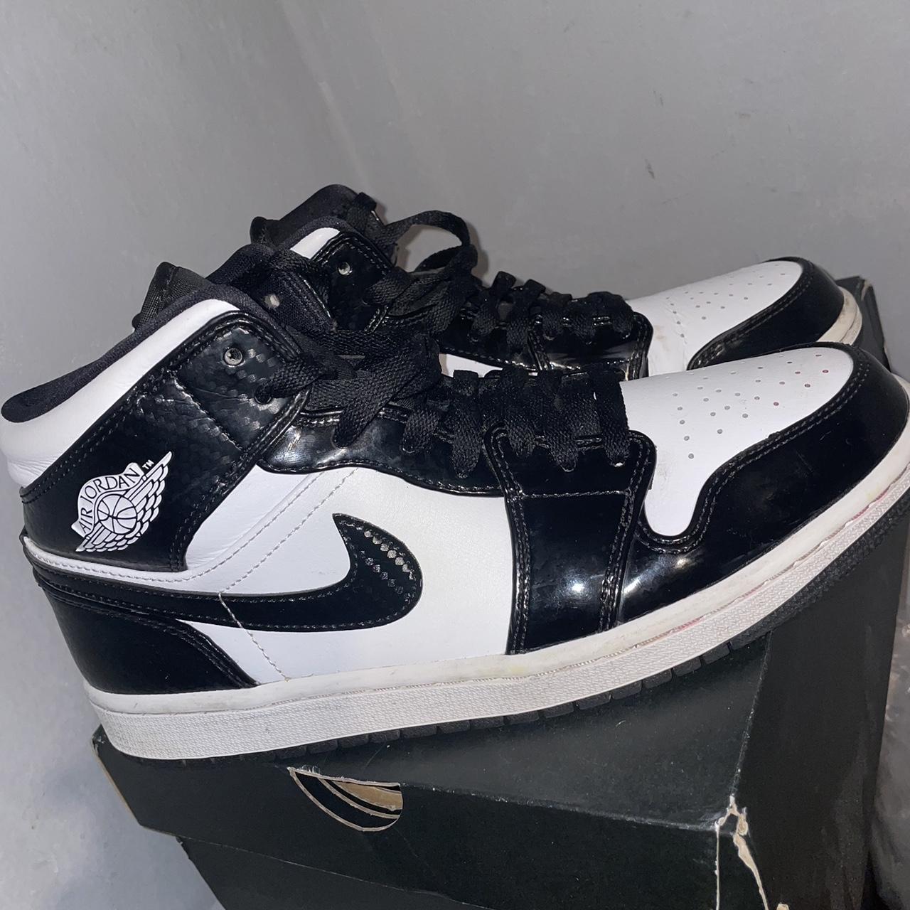 Air Jordan 1 Mid SE Carbon Fiber Size UK... - Depop