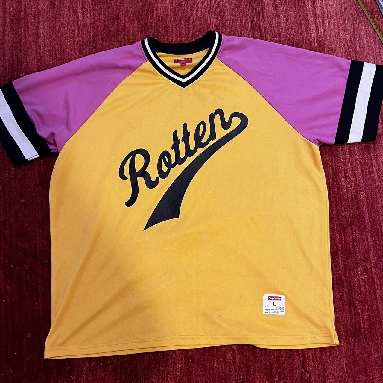 Pink supreme-jersey - Depop Pink supreme-jersey - Depop
