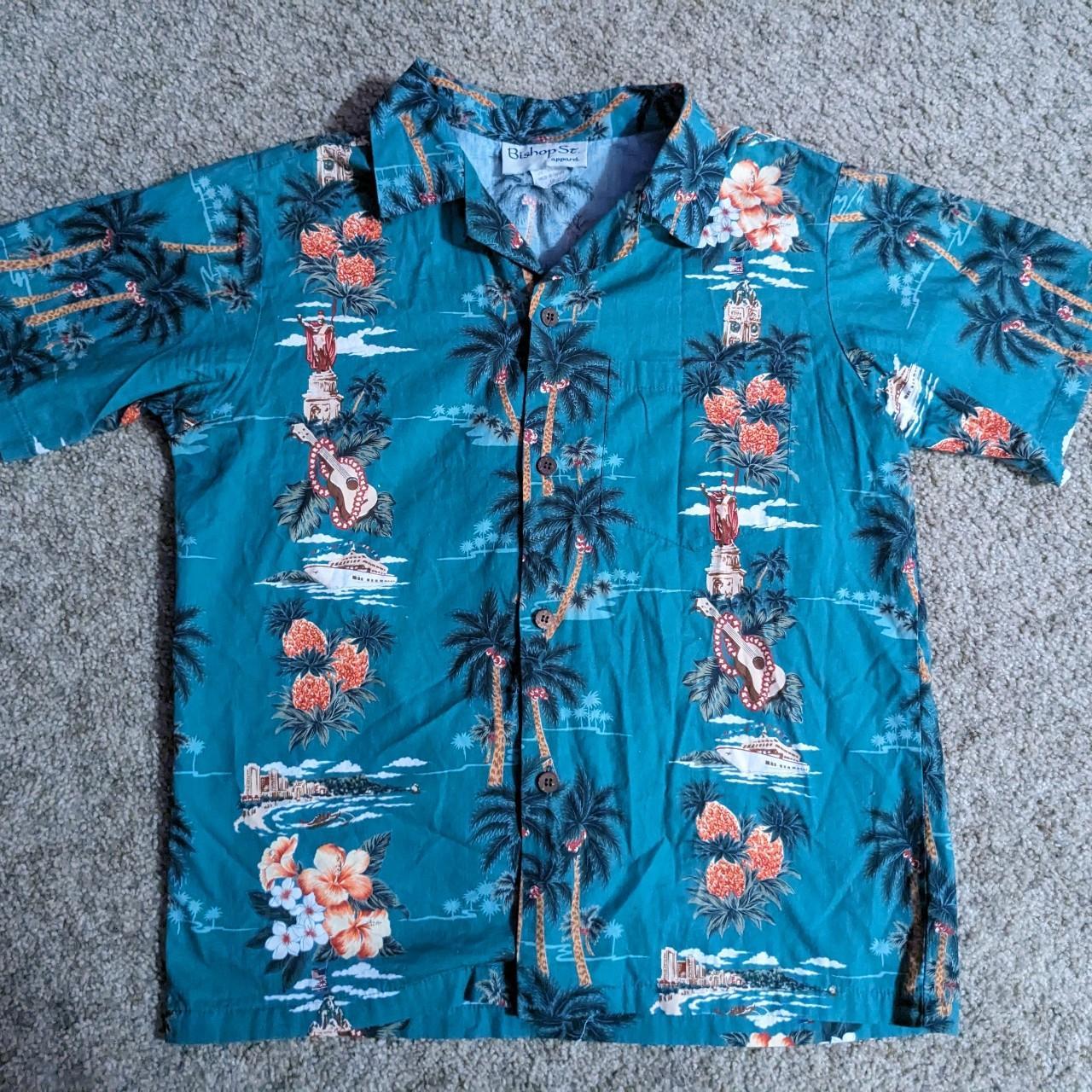 Unique Vintage Hawaiian Shirt, button up, short... - Depop