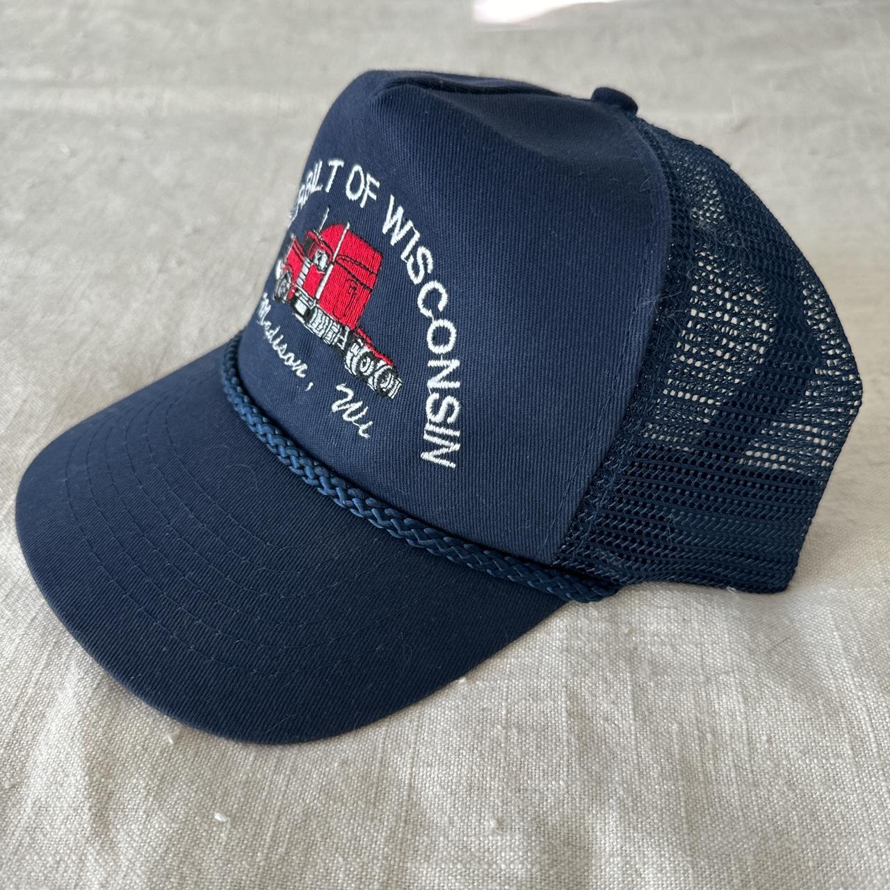 Vintage Peterbilt of Wisconsin blue trucker hat, | Depop