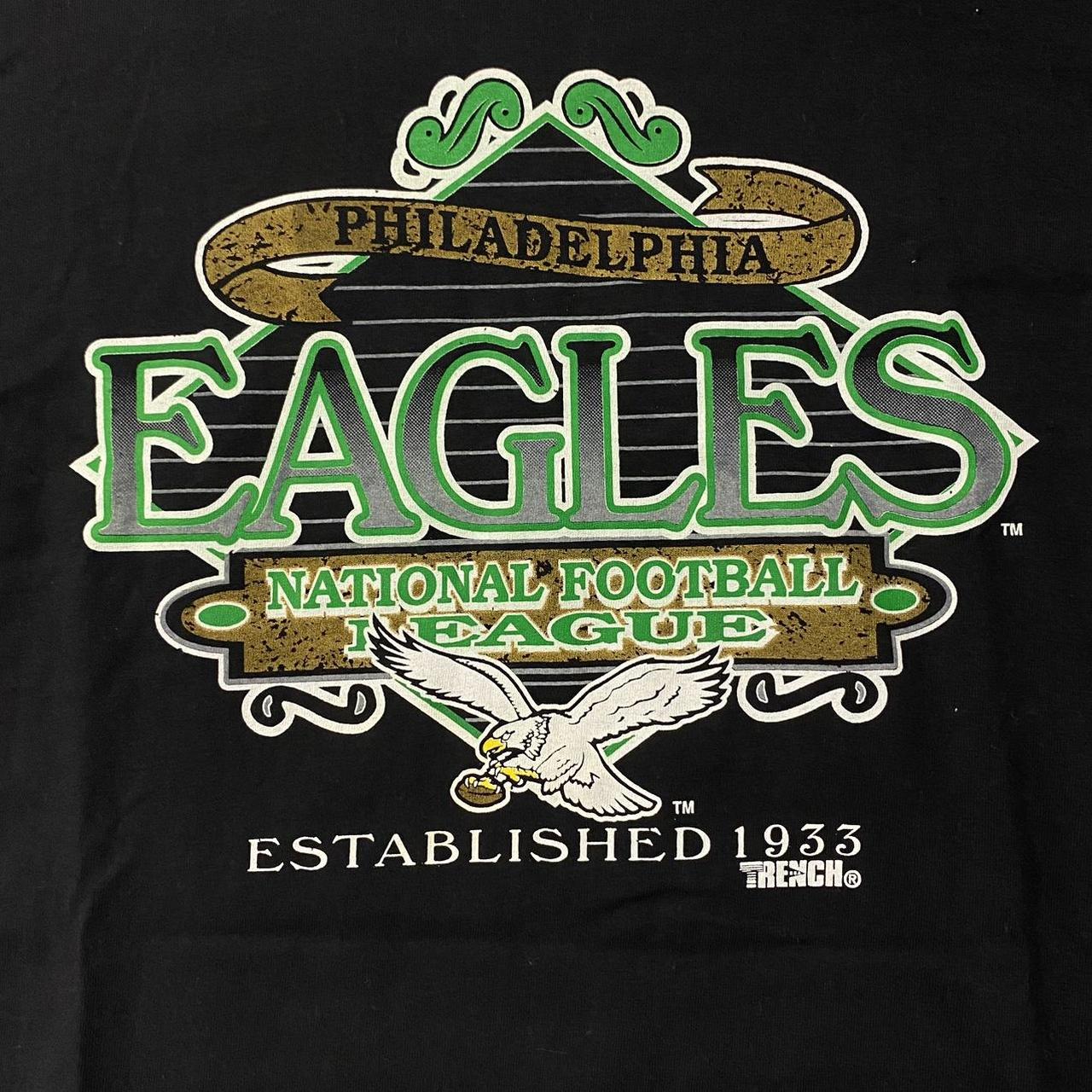 Vintage Philadelphia Eagles Trench NFL T-Shirt