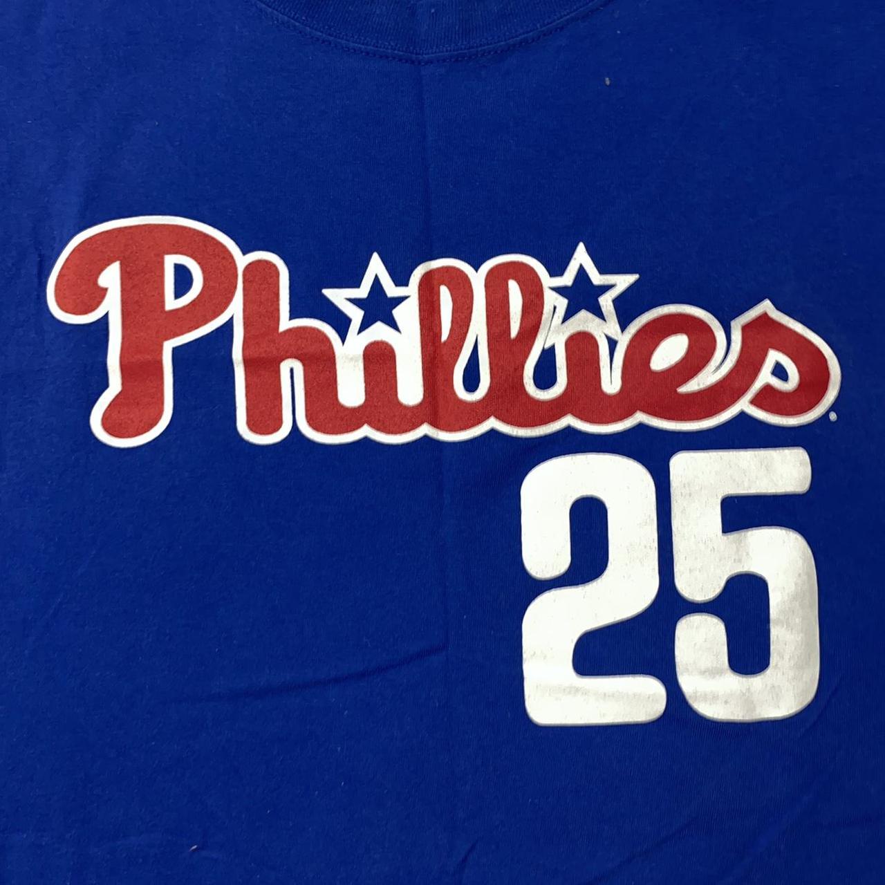 Philadelphia Phillies Jim Thome Authentic Jersey 48 - Depop