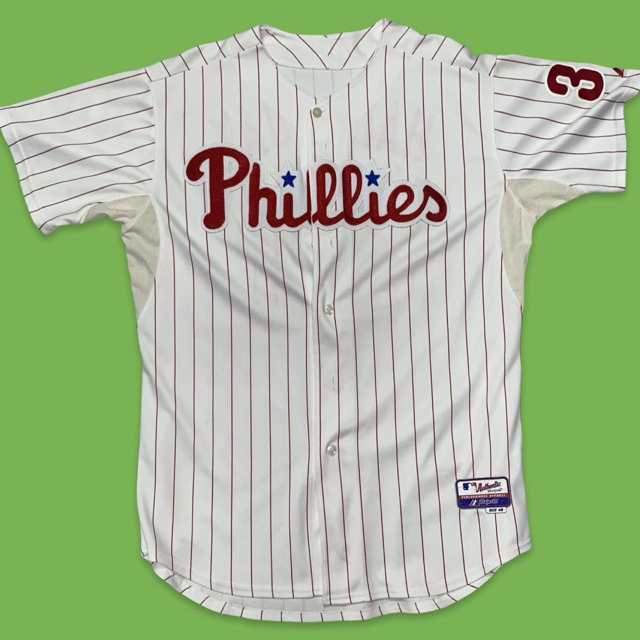 Majestic Authentic Phillies Baseball Jersey