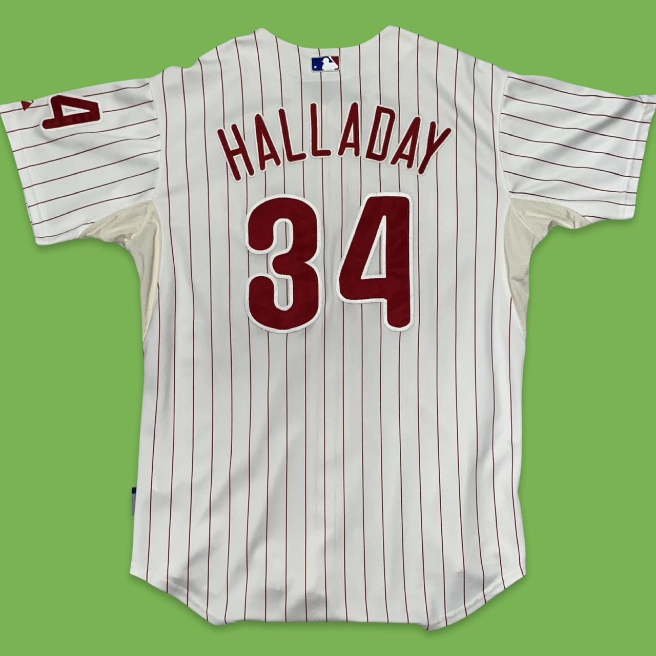 00's Roy Halladay Philadelphia Phillies Majestic MLB Jersey Size