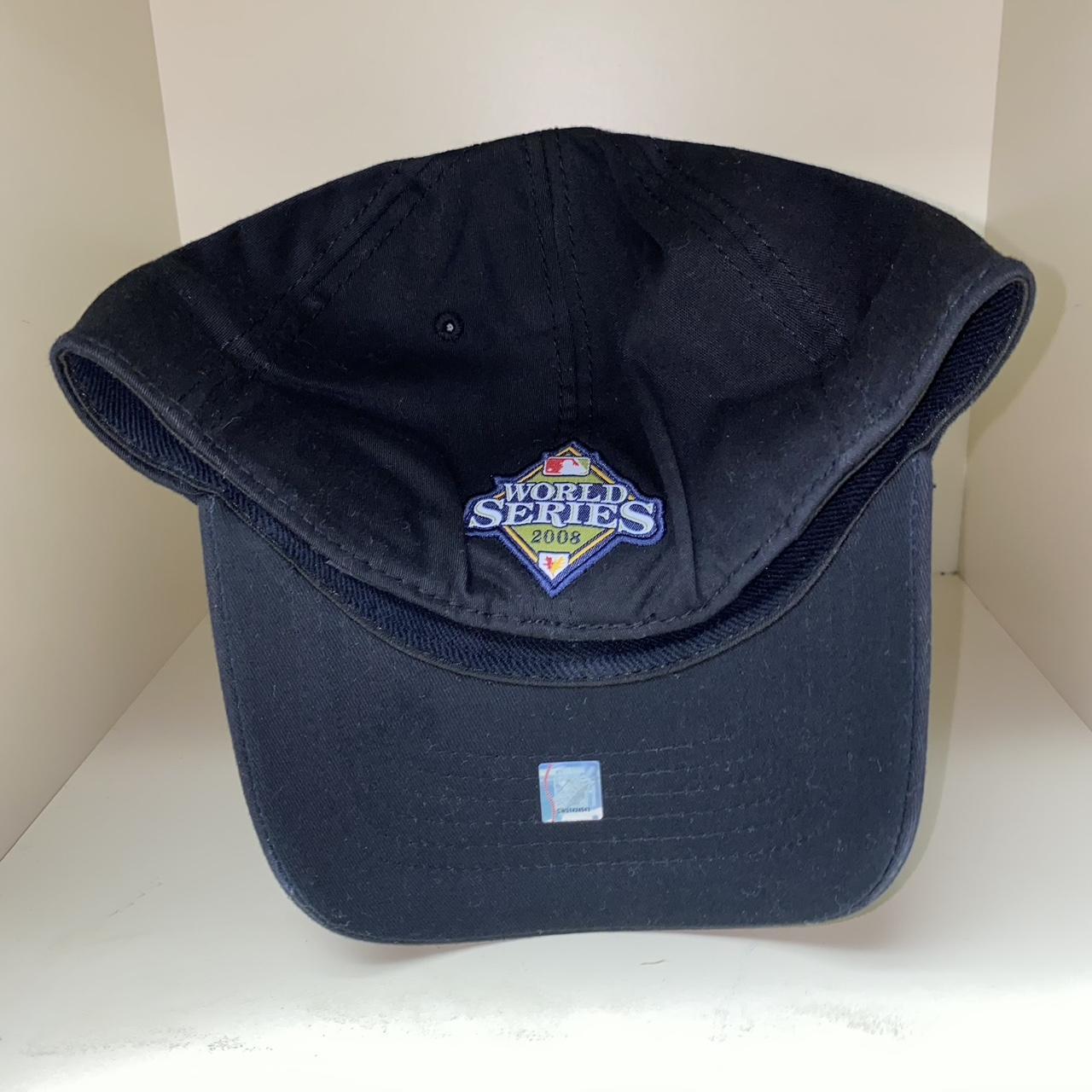 2008 Philadelphia Phillies World Series Game Used Baseball Hat Cap Wit —  Showpieces Sports