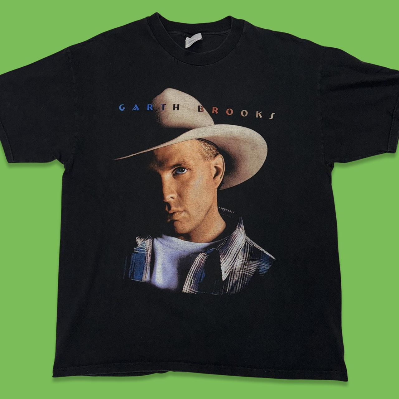 Vtg.1994 Men's XL Garth Brooks What popular Comes From a book..Band Tee