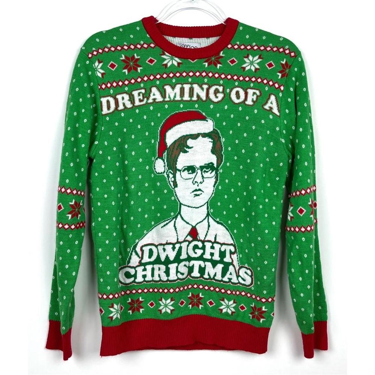 Dwight ugly christmas sweater hotsell