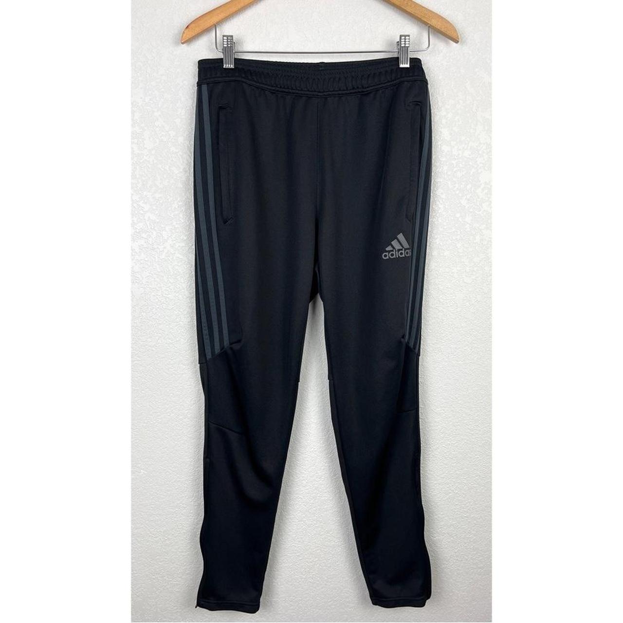 Adidas Men's Black and Grey Joggers-tracksuits | Depop