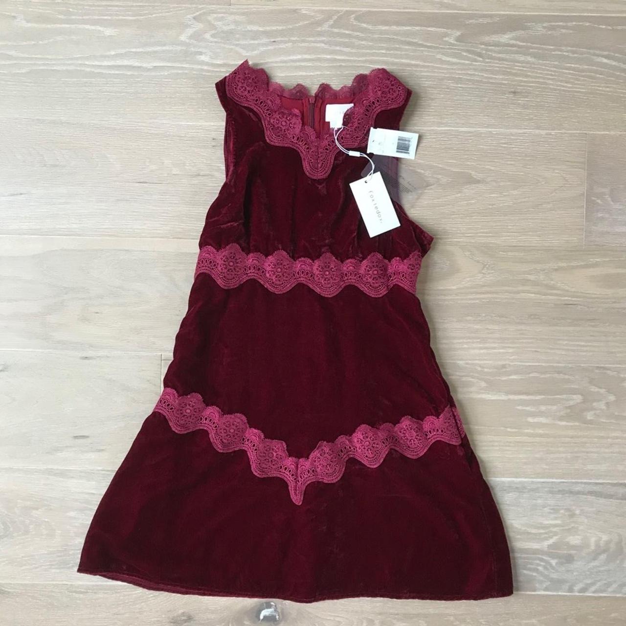 Foxiedox velvet outlet dress