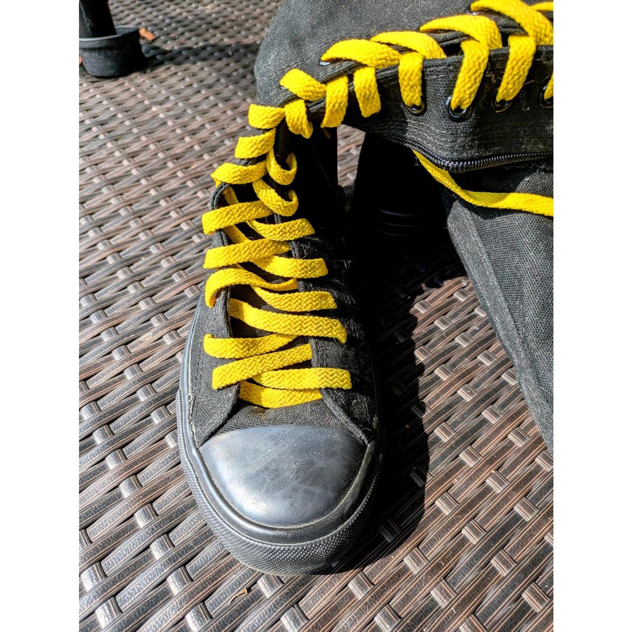 ⭐️ うなきゅう ⭐️ Black converse-knee-high - Depop