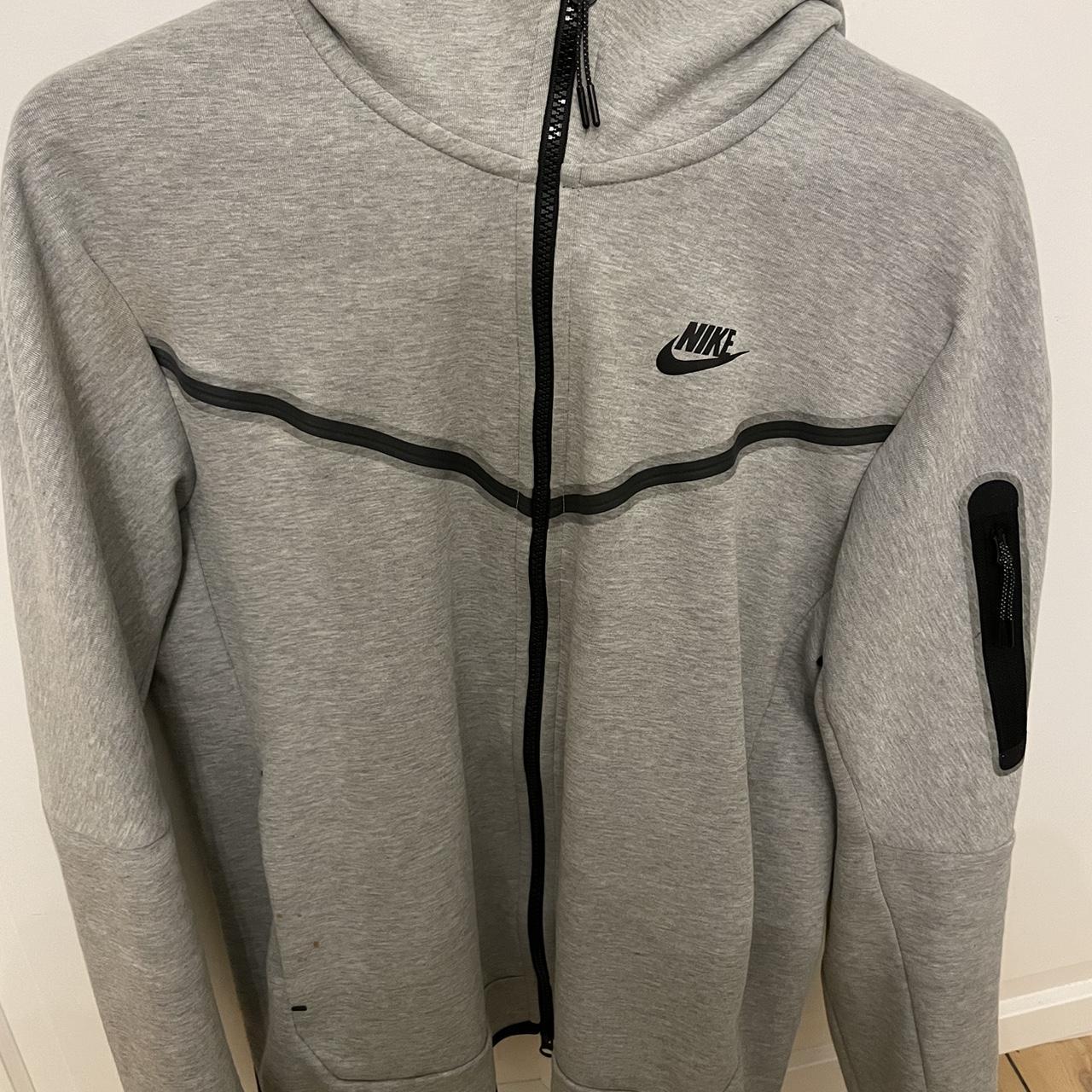 Nike tech fleece hoodie grey Almost spotless apart... - Depop