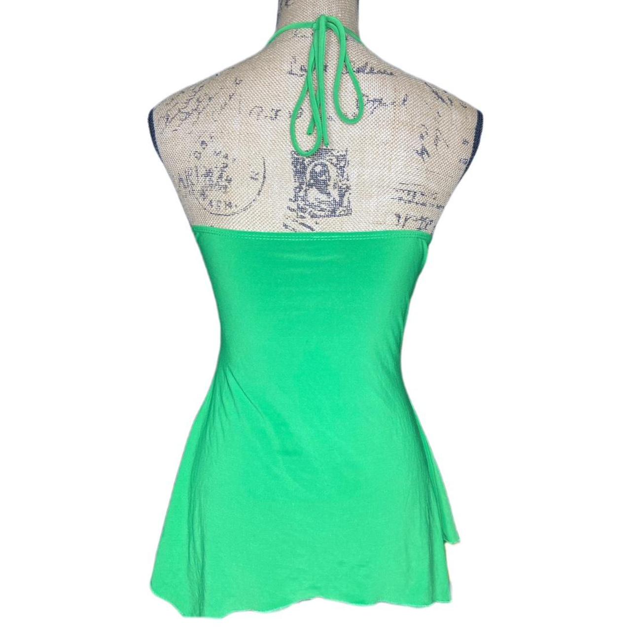 Vogue Women's Green Vest Depop