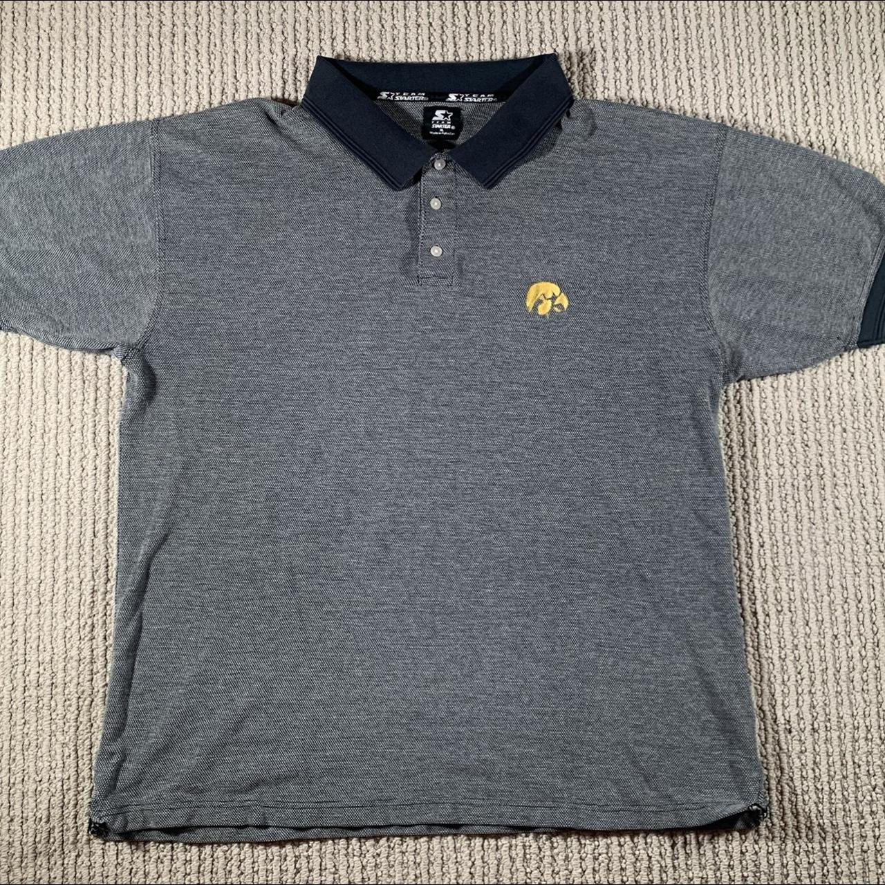 Starter Men's Grey Polo-shirts | Depop