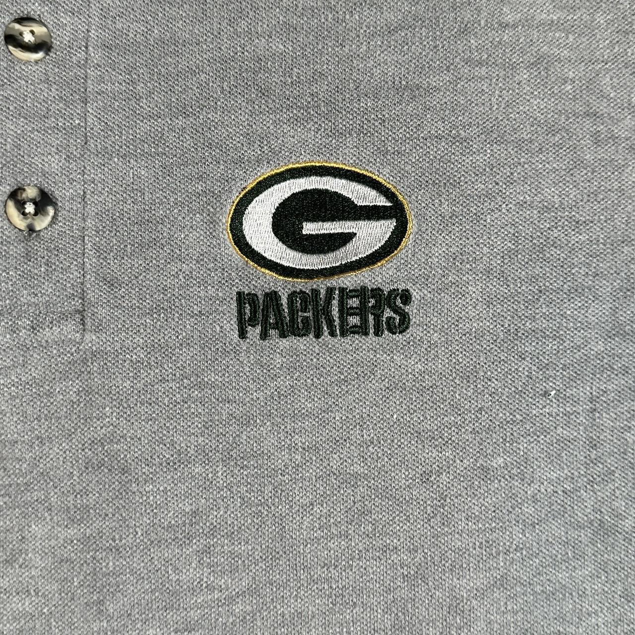 Vintage Green Bay Packers NFL Football polo shirt. - Depop