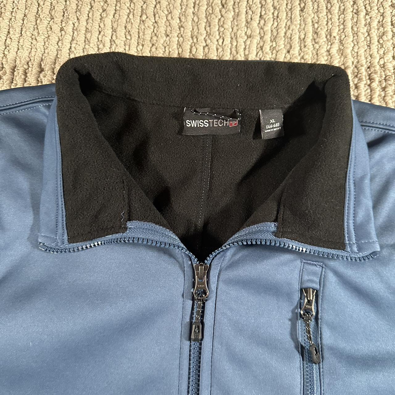 Swiss Tech Jacket Men's XL 46-48 Blue Full Zip... - Depop