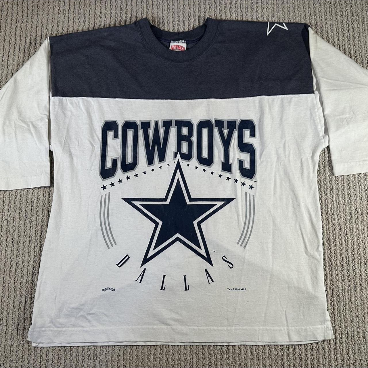 Dallas Cowboys Sweater - vintage all over full print - Depop