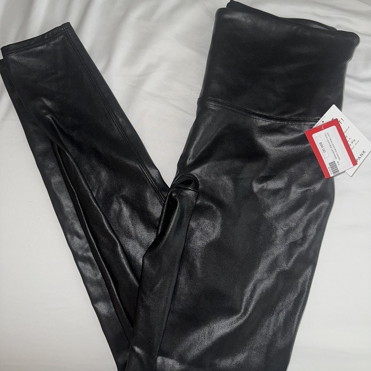 Spanx Faux Leather Leggings… Brand New. #spanx... - Depop