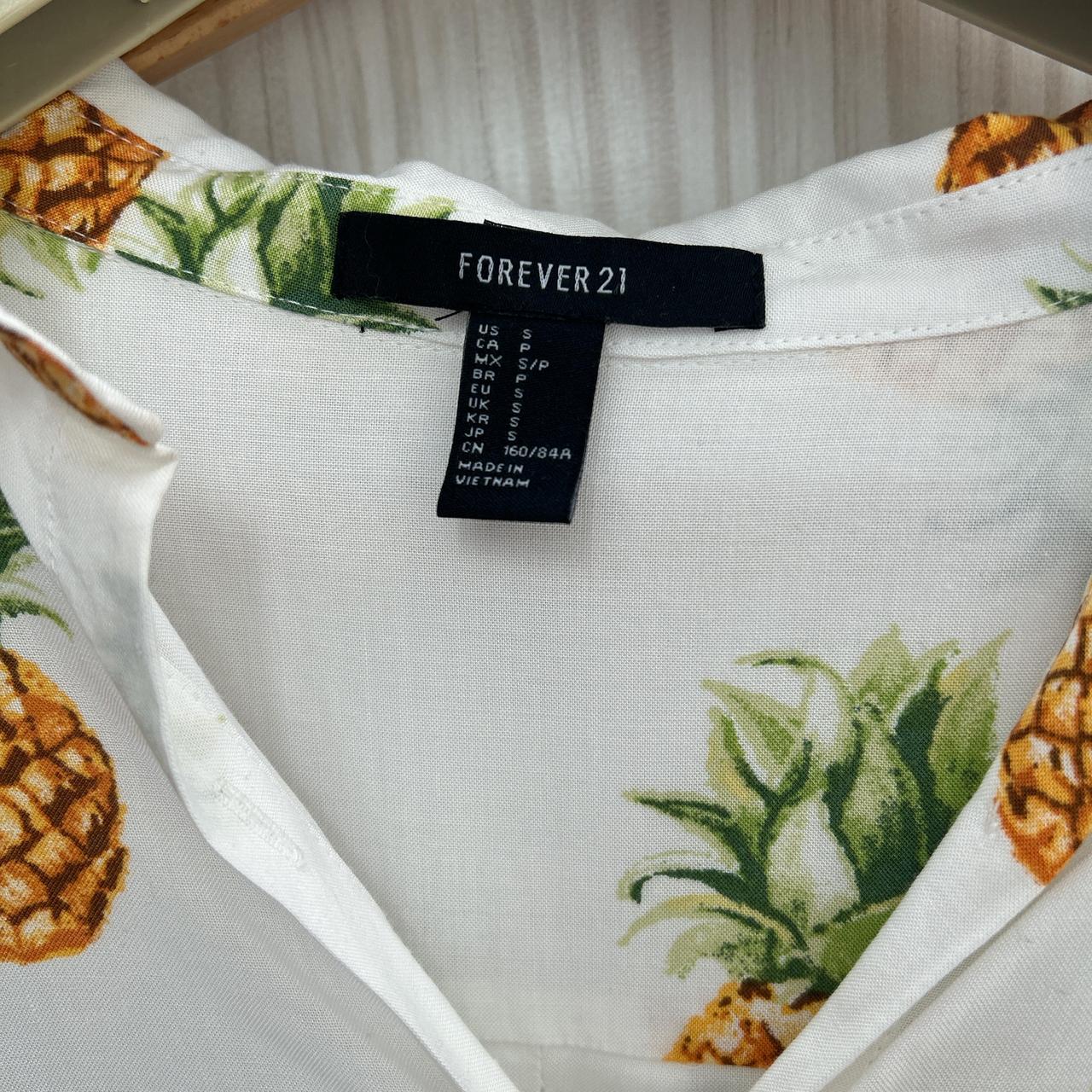 Pineapple shirt forever 21 best sale