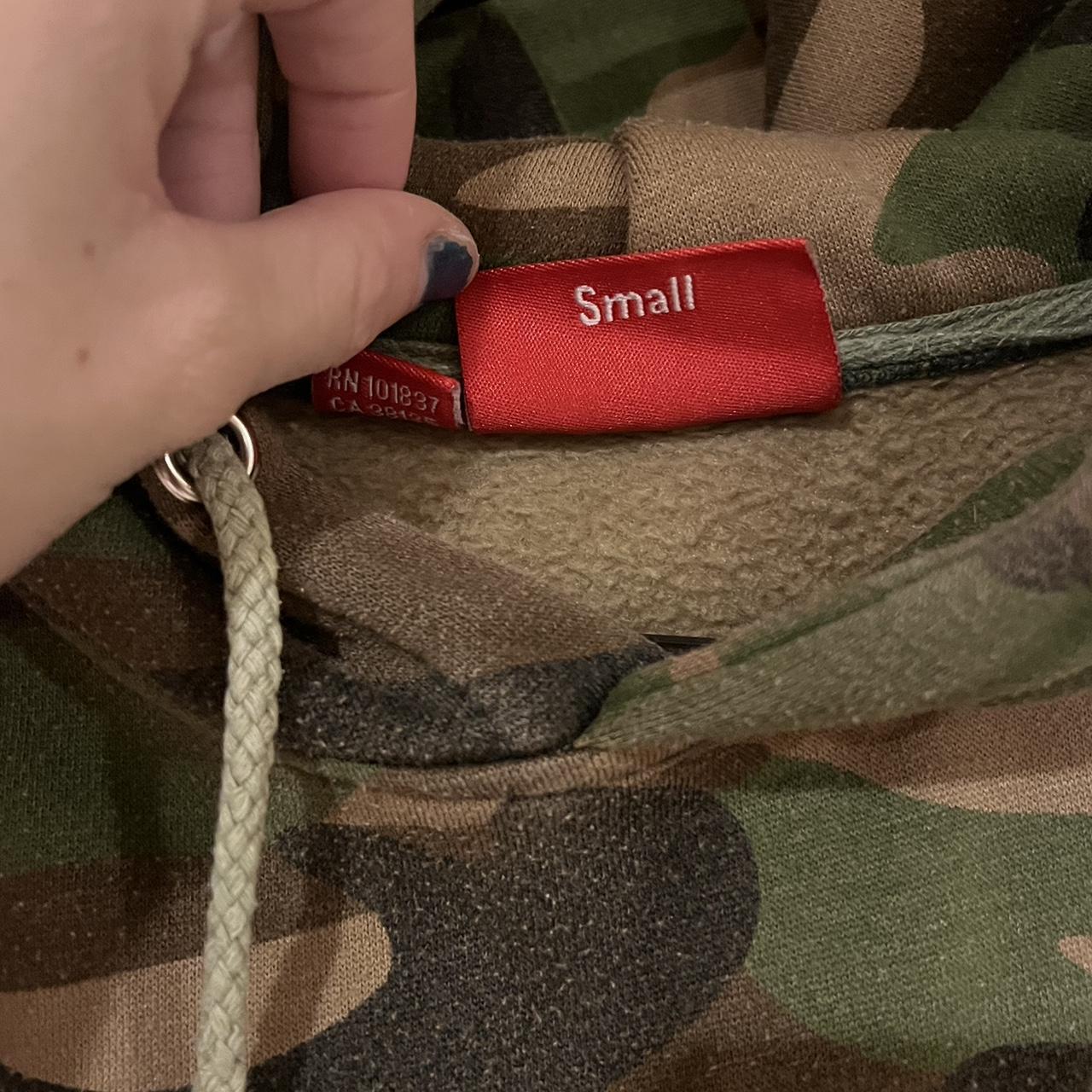 Camo SUPREME hoodie. Size adult small. In good... Depop