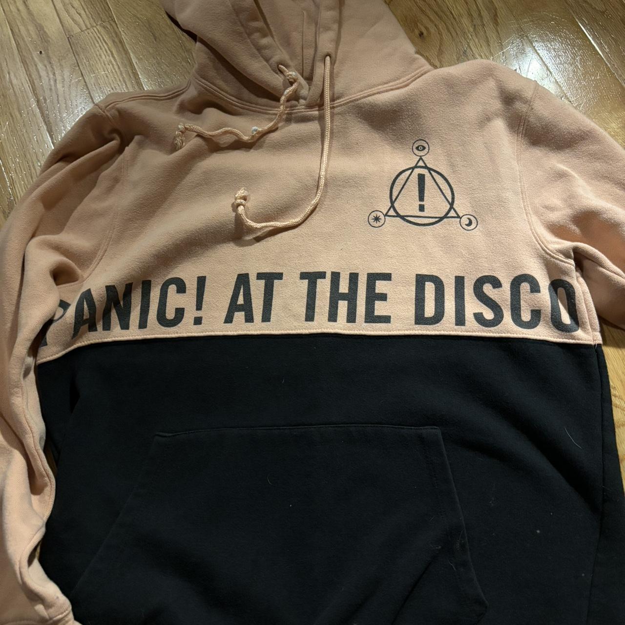 Panic At the Disco pftw pink and black hoodie PATD