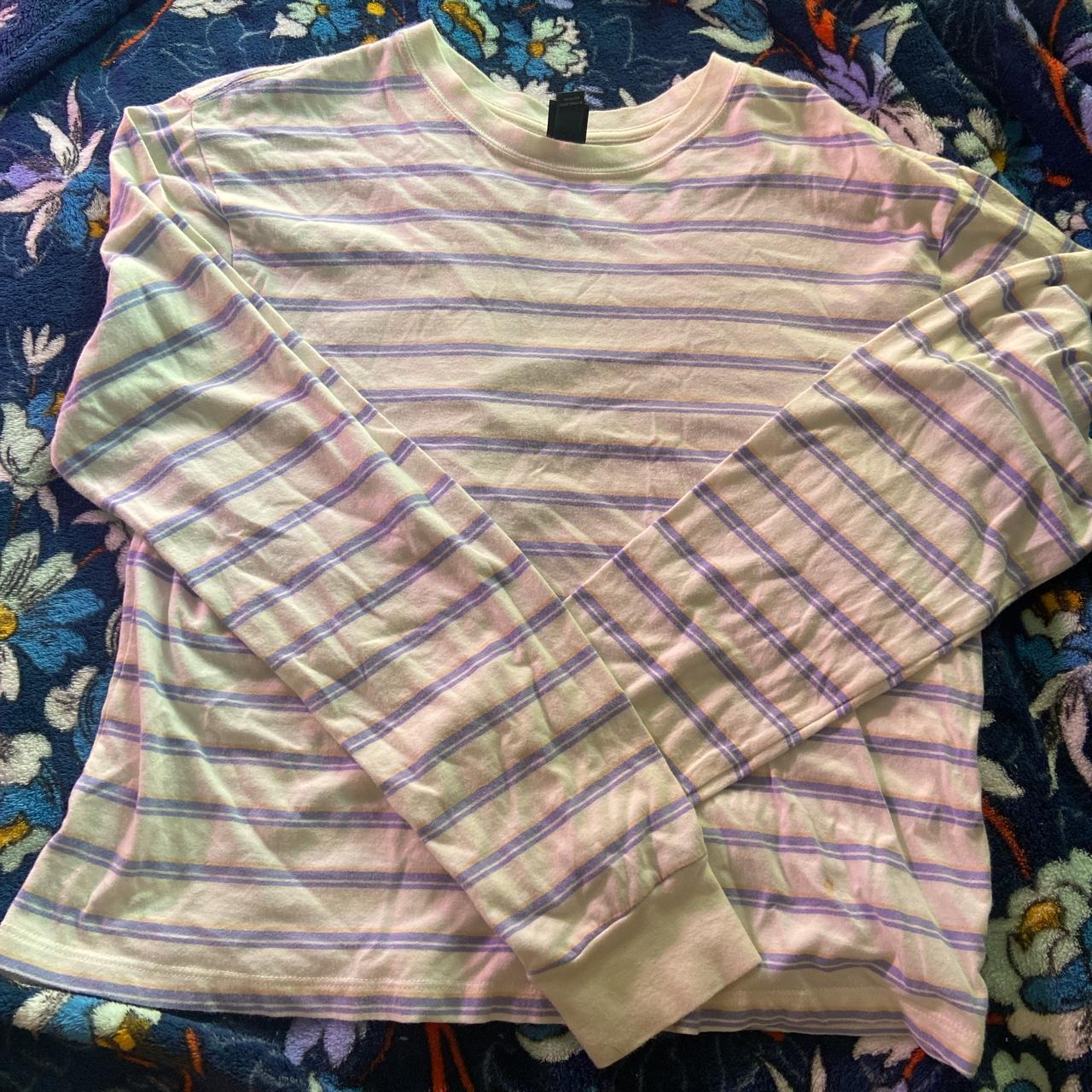 Wild fable small stripe t shirt - Depop