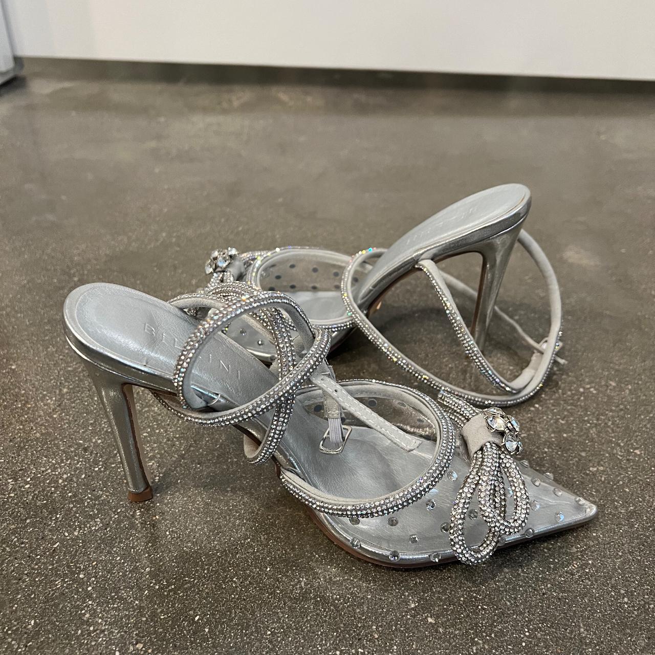 billini silver heels