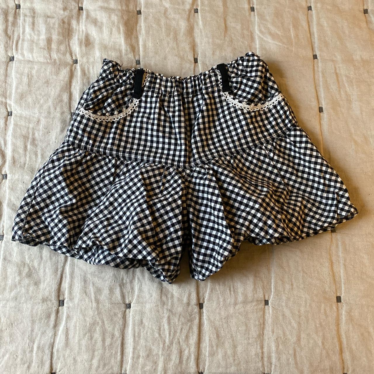 Gingham bloomers from Japan 🌸 Size estimate:... - Depop