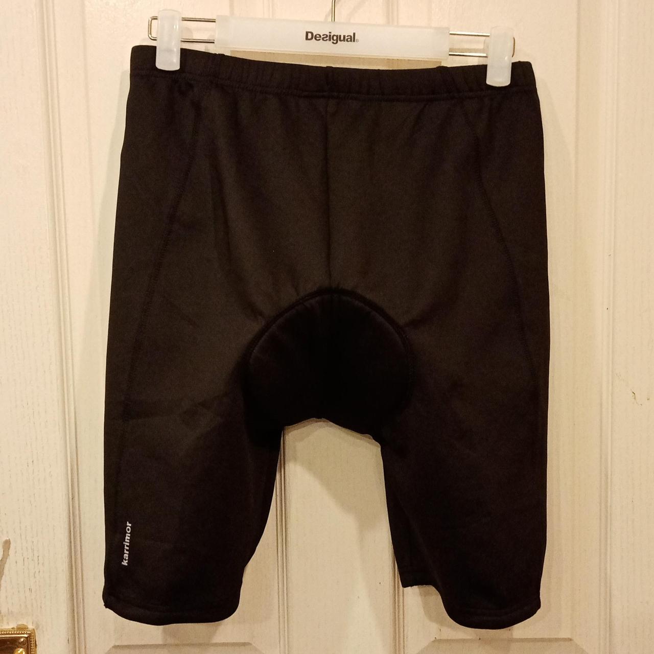 Karrimor black padded cycling shorts. Size XL =... - Depop