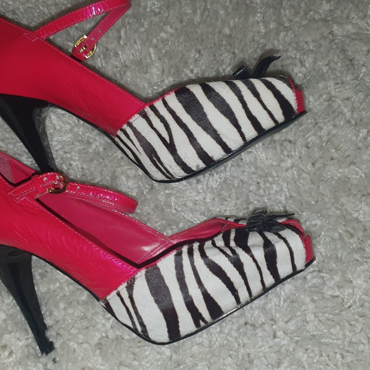 River island zebra print on sale shoes