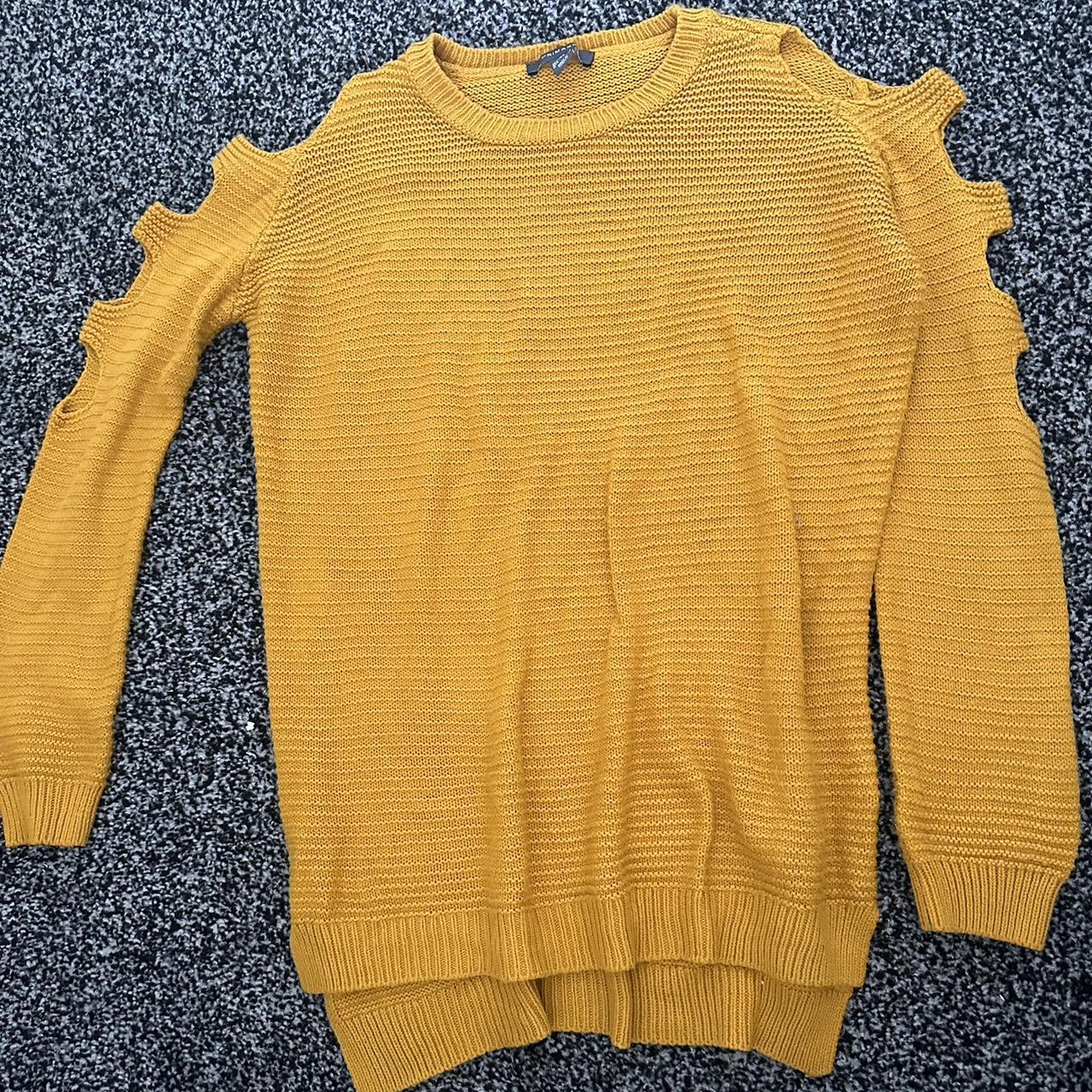 Primark knitted jumper in mustard color Never... - Depop