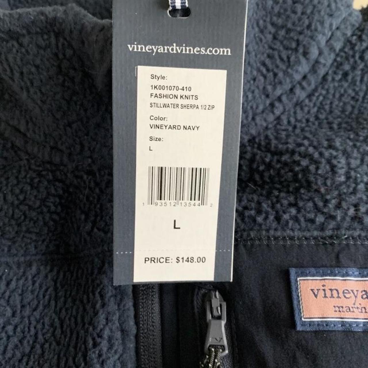 Vineyard Vines stillwater sherpa: Navy Blue: New:... - Depop