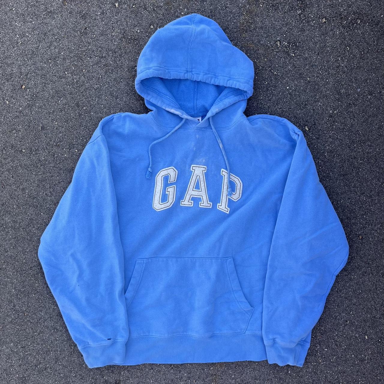 Gap Men's Blue Hoodie | Depop