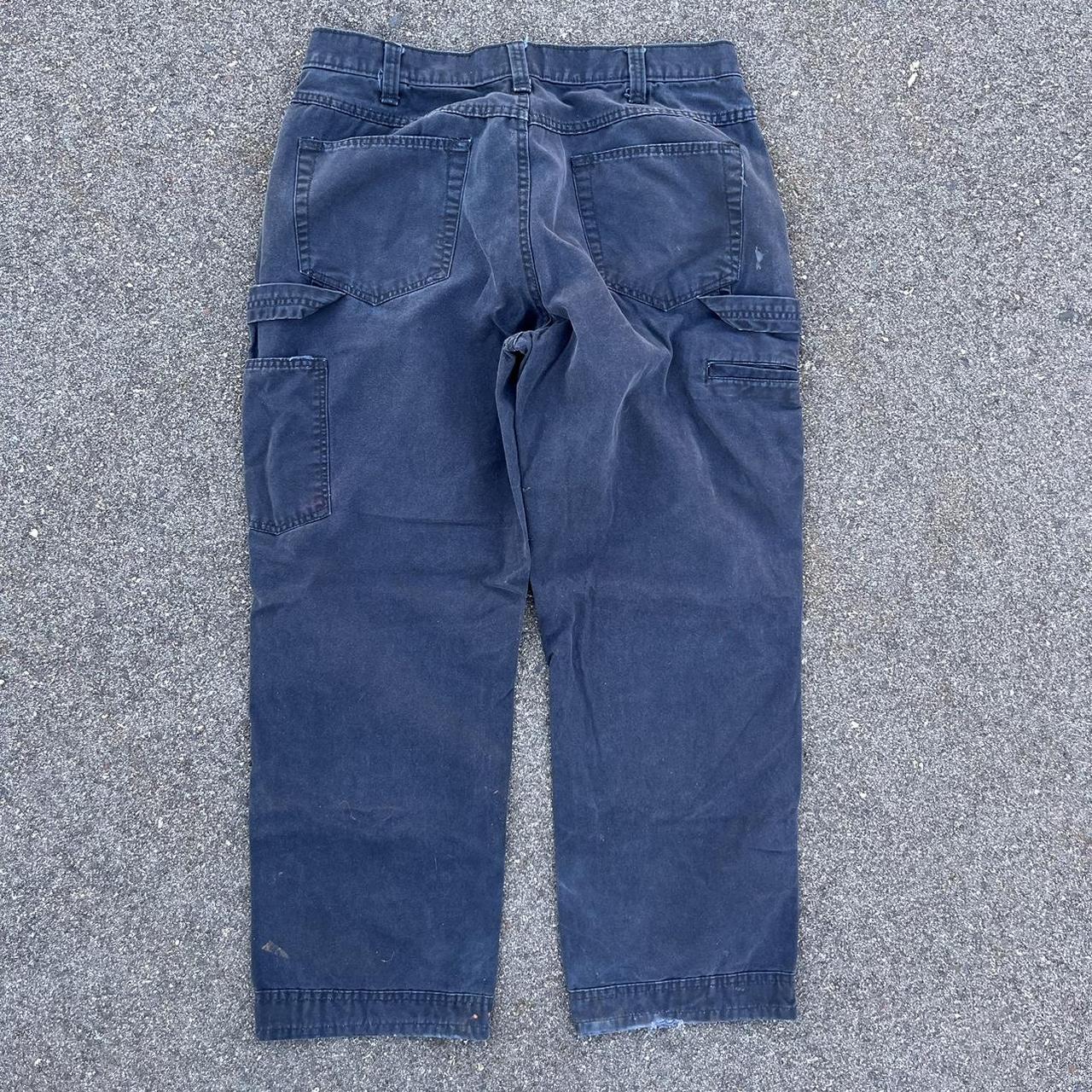 Black carpenter pants Amazon essentials Size... Depop