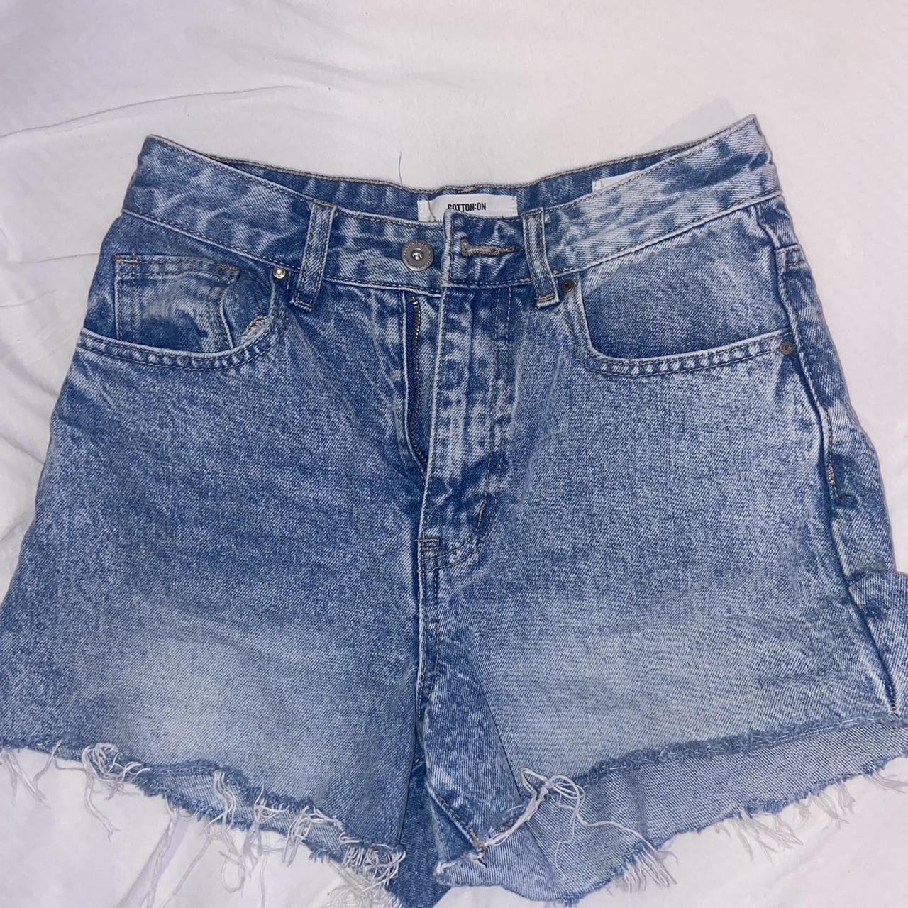 cotton on denim shorts size 6 never worn perfect... Depop