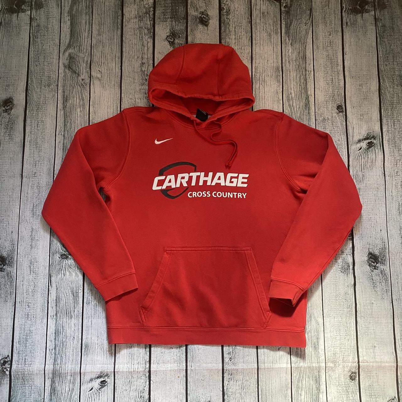 Nike Carthage Cross Country Red hoodie / sweatshirt/... - Depop