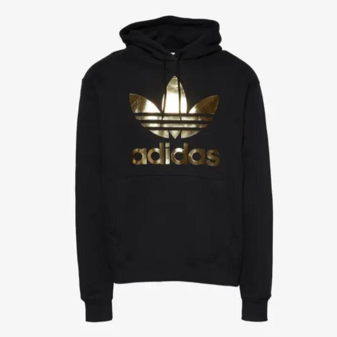 Adidas gold store logo hoodie