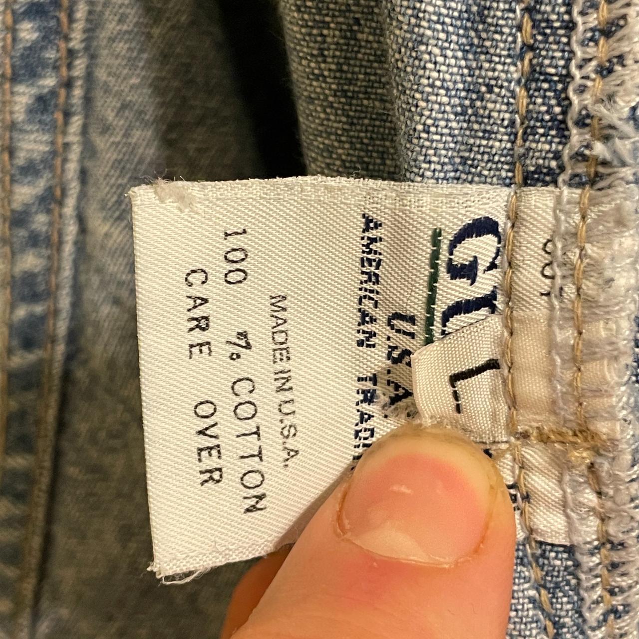 Vintage Men's Guess Denim Overalls. Mens size L. Depop