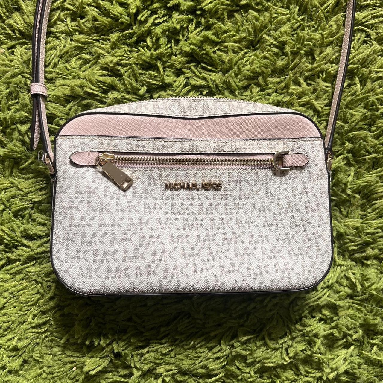 Micheal Kors pink and white logo Depop