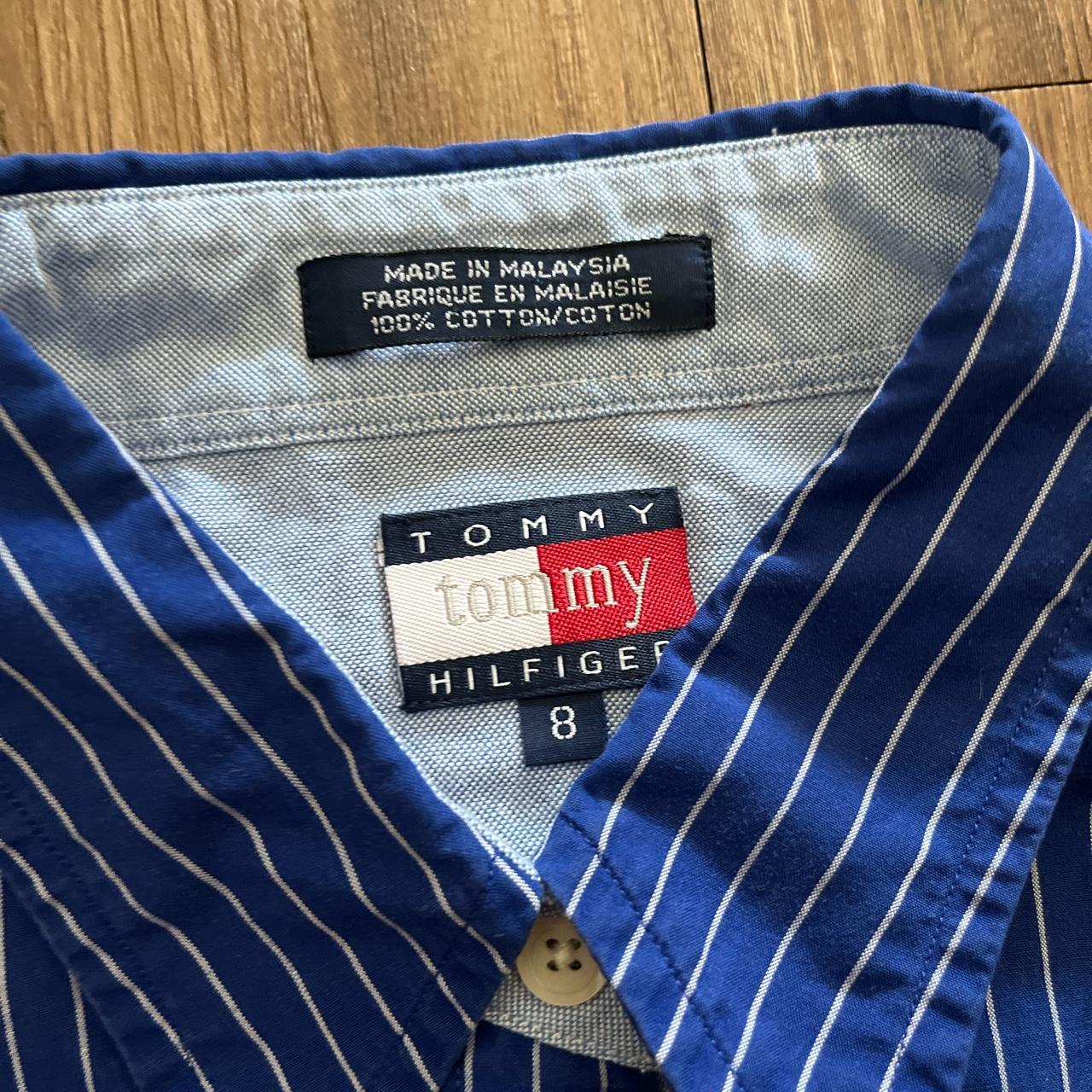 Tommy Hilfiger Men's Red and Blue Shirt (2)