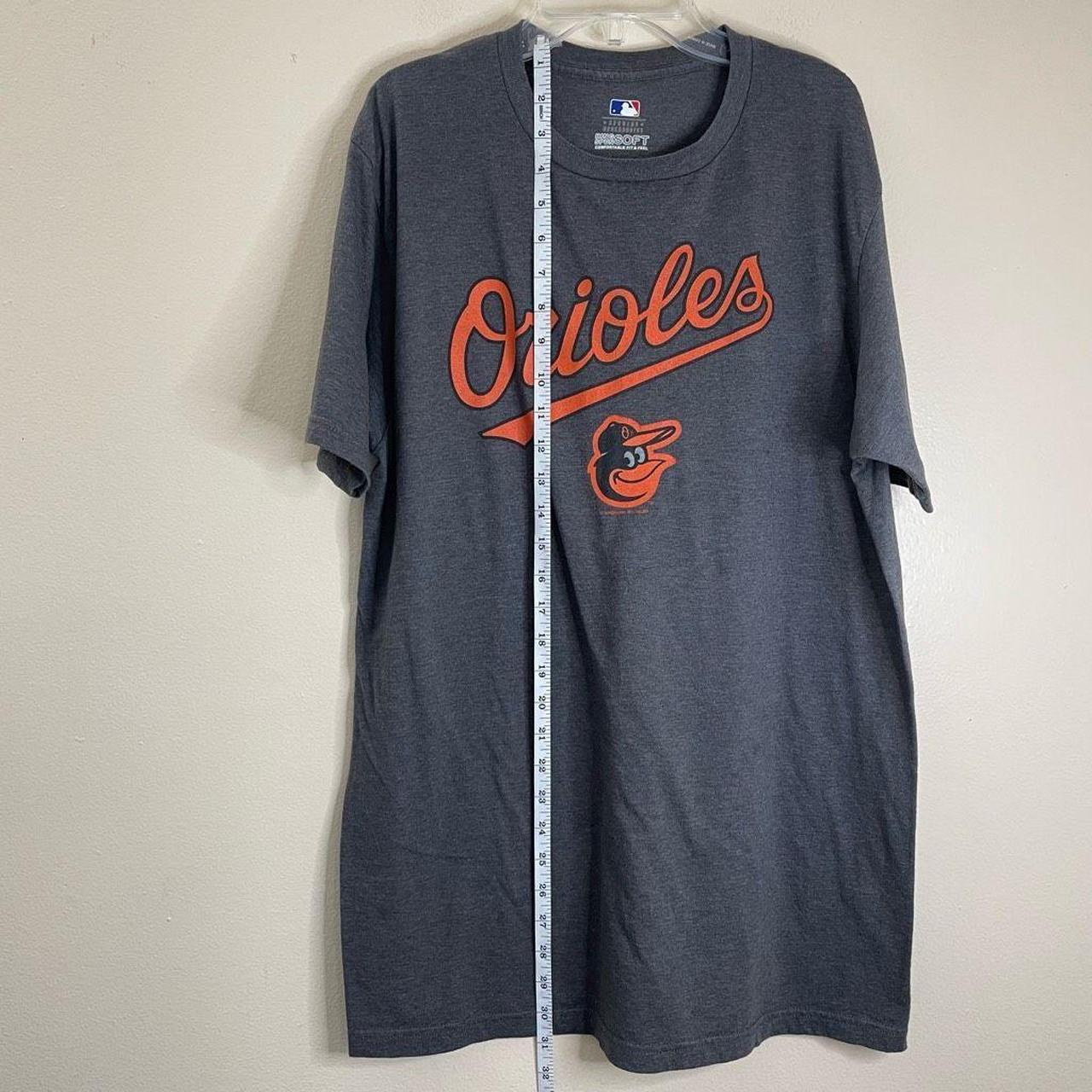 Orange Nike Dri-Fit Orioles t-shirt. The size is an - Depop