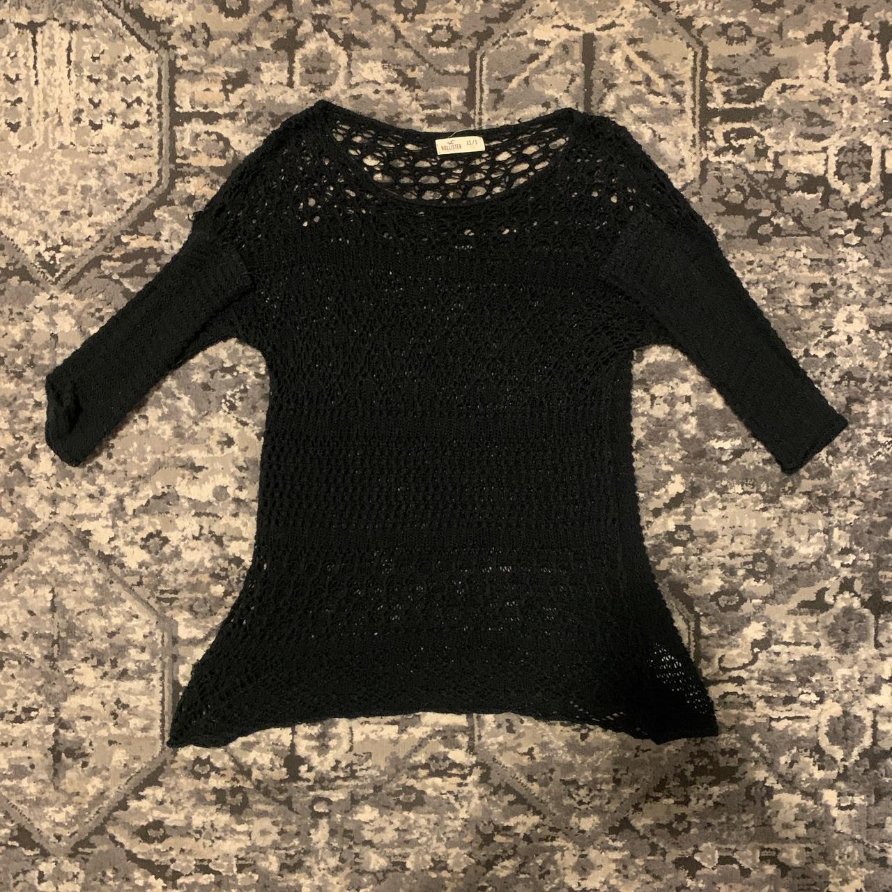 Vintage 2000s Hollister Chrochet cover up Depop... Depop